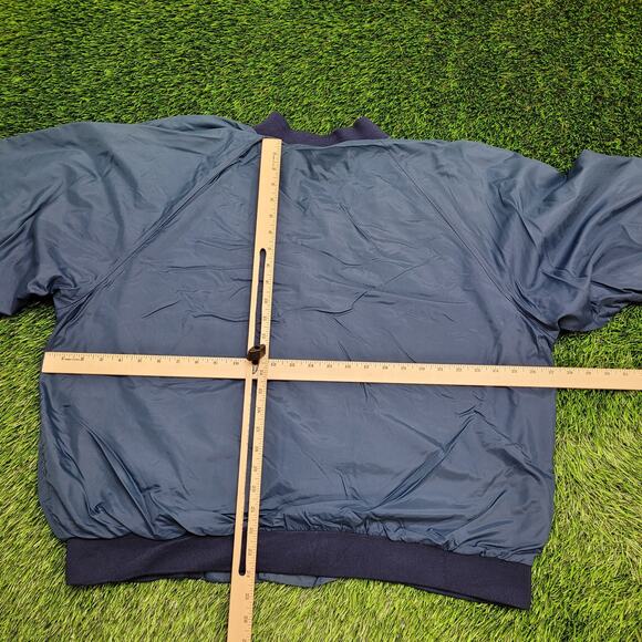 Vintage 80s Hartwell Bomber Jacket 2XL 27x24 Cropped Baggy - Picture 5 of 11